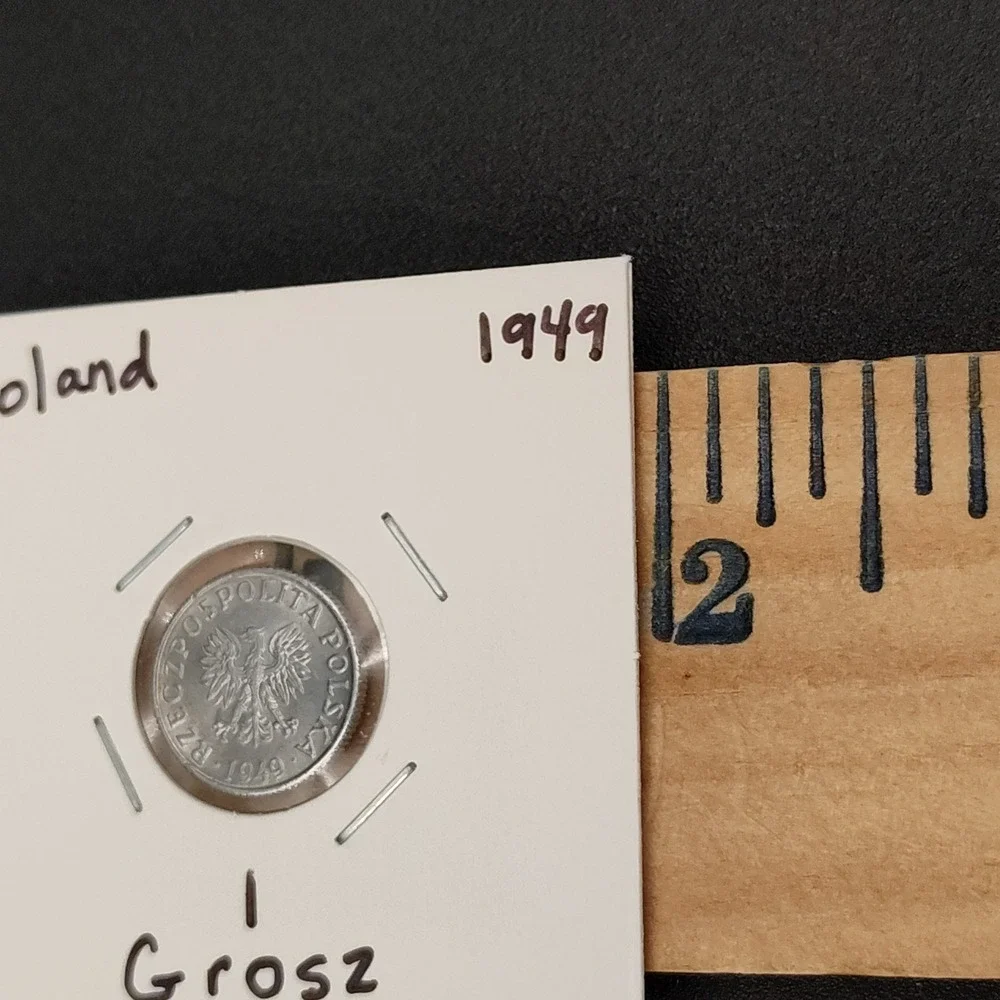 1949 Poland 1 Grosz Coin Collectable Used-Great Condition VTG SEE‎ BR1.1GA-4030